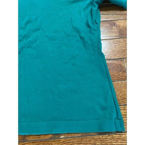 Y2K vintage teal DKNY jeans basic comfort short sleeved t shirt size medium - Picture 8 of 8